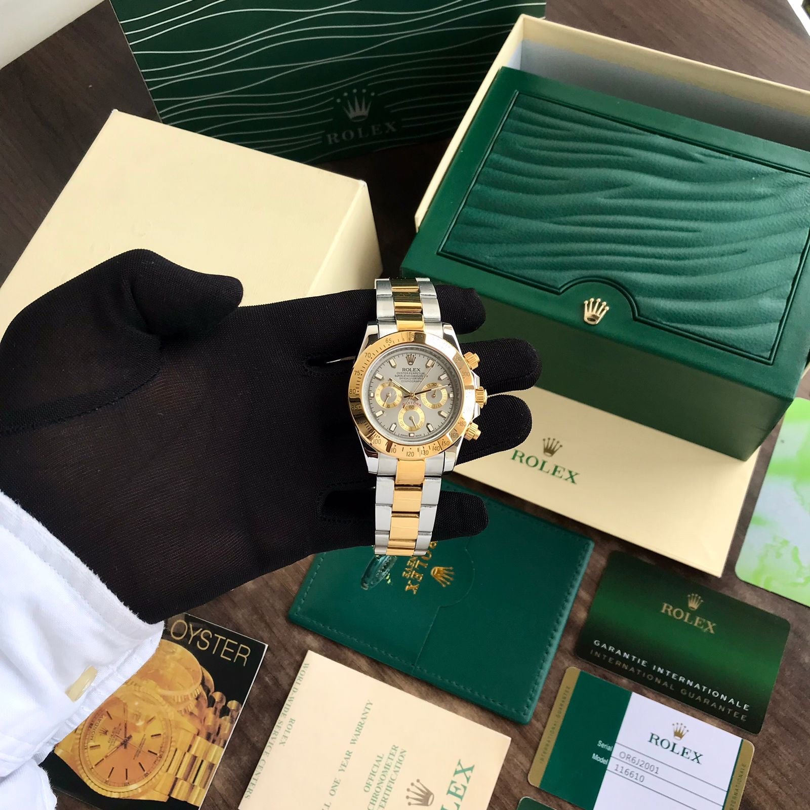 Rolex Cosmograph Daytona Two Tone Gold Automatic Mens Watch