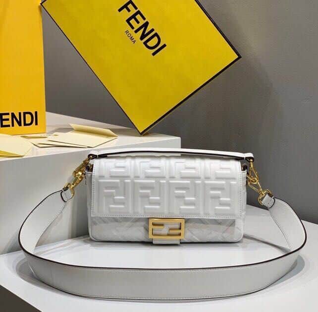 Fendi Roma Totes in Town White