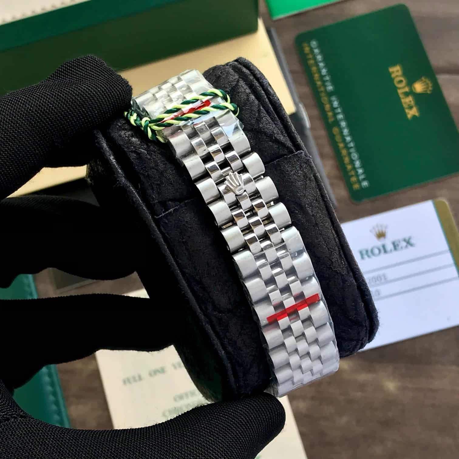 Rolex Date Just 41 Silver White Dial Jubli Chain Belt Japanese Automatic Men’s Watch
