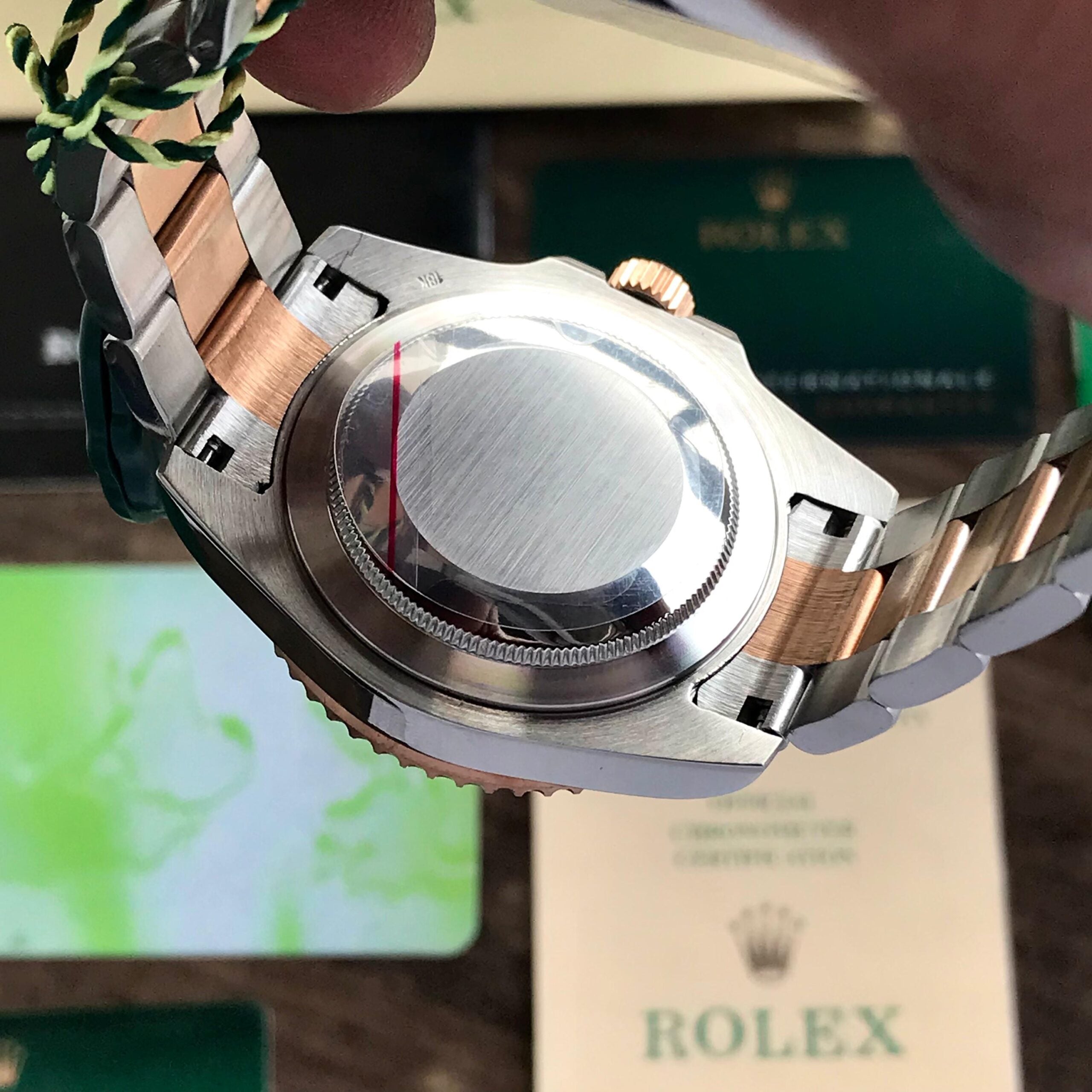 Rolex Date Just 41 Dimond Numbers Automatic Two Tone Mens Watch