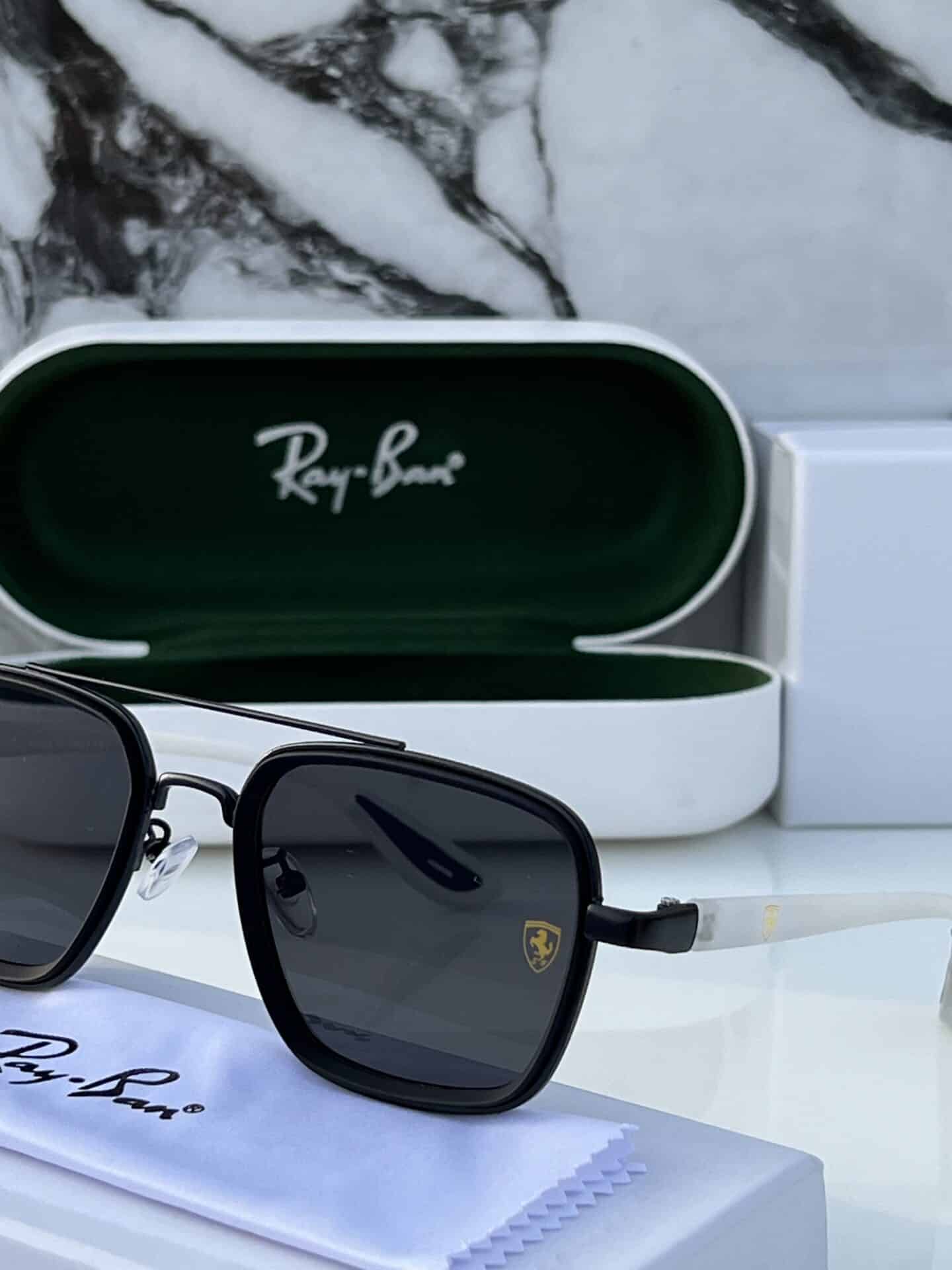 Classy Rayban Water Black Sunglasses