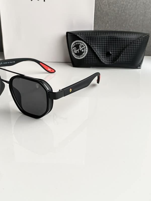 Classy Rayban Full Black Sunglasses