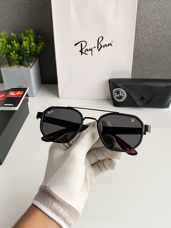 Classy Rayban Full Black Sunglasses
