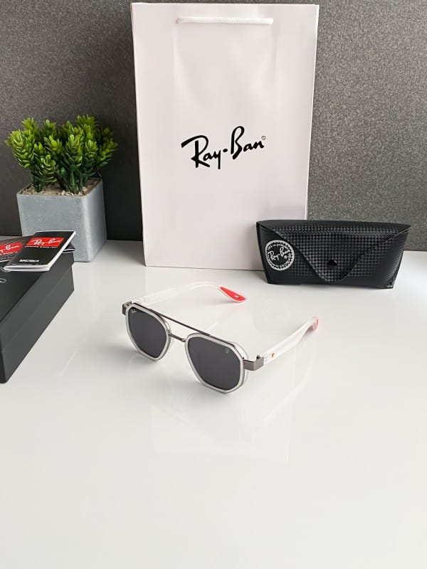 Classy Rayban White Sunglasses