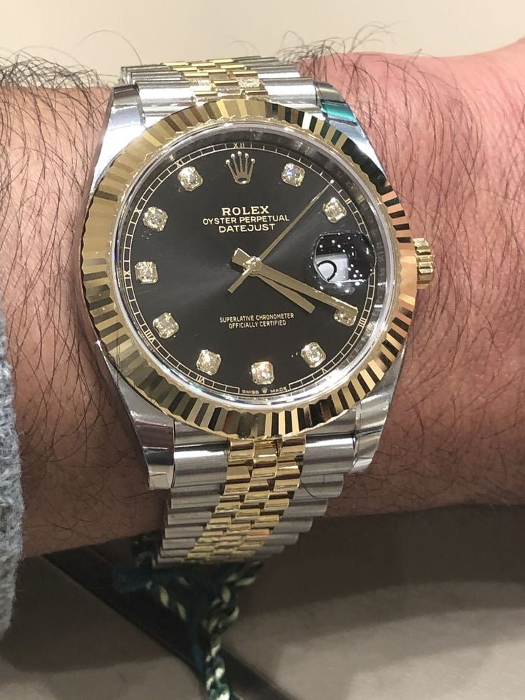 Rolex Date Just 41 Swiss ETA 3235 Movement Two Tone Mens Watch