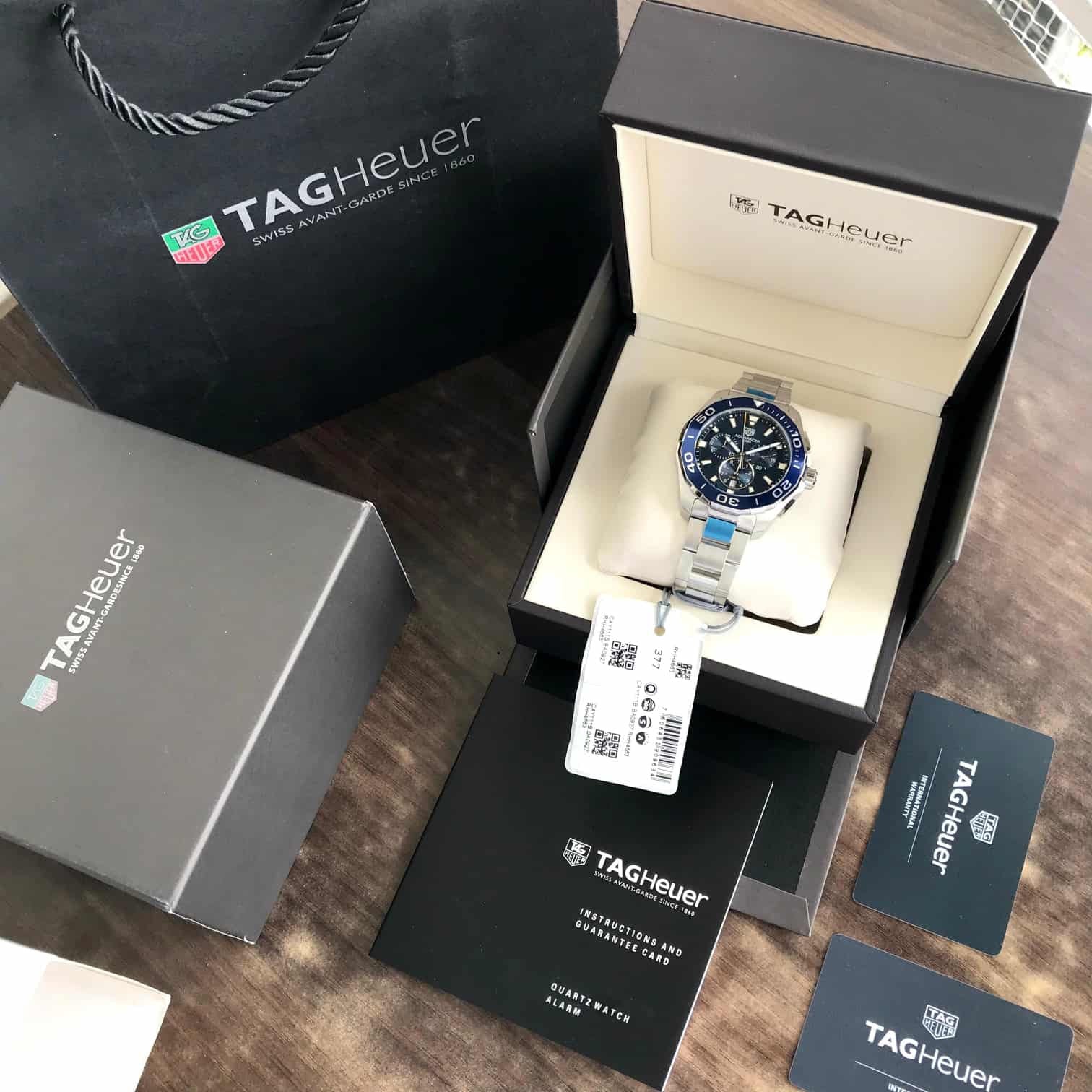 Tag Heuer Aquaracer Chronograph Cay111B  Authentic Quality