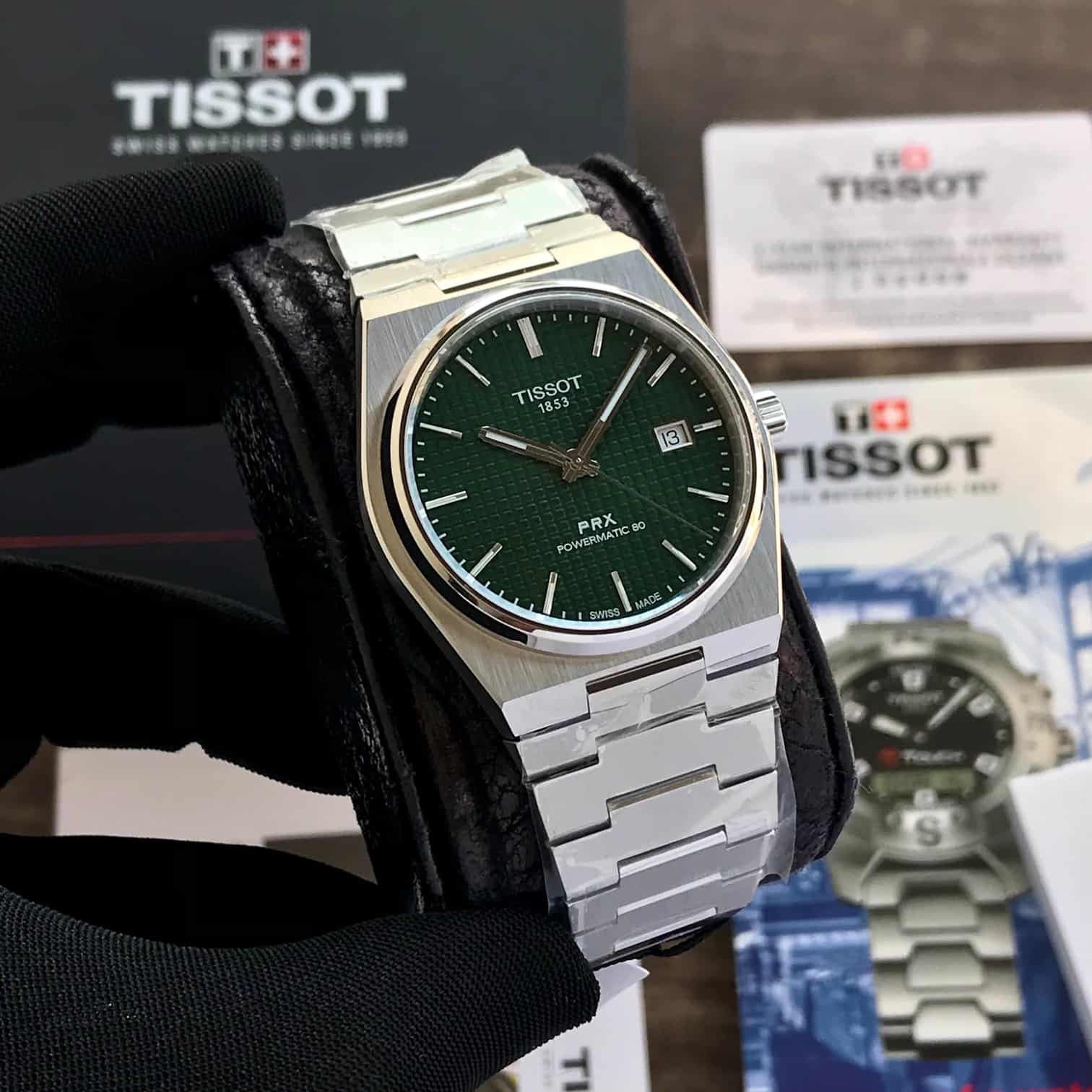 Tissot PRX Poweromatic Green Dial Authentic Automatic Men’s Watch