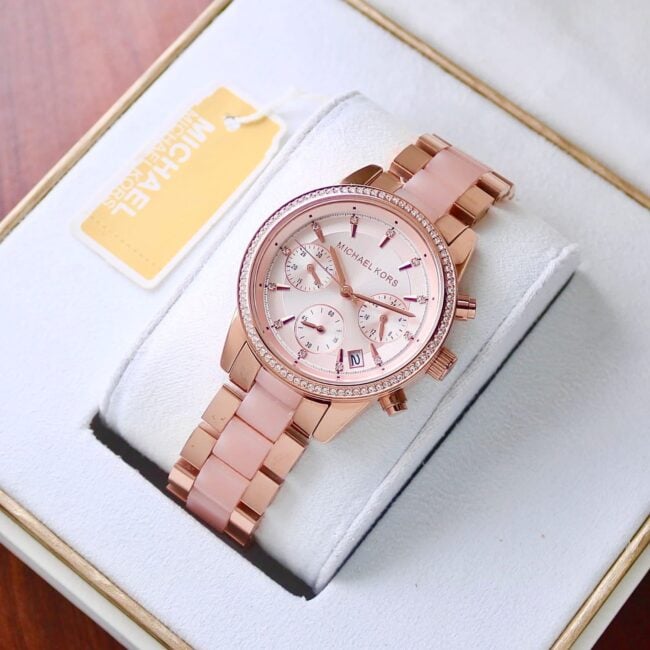 Michael Kors Rose Gold Ritz