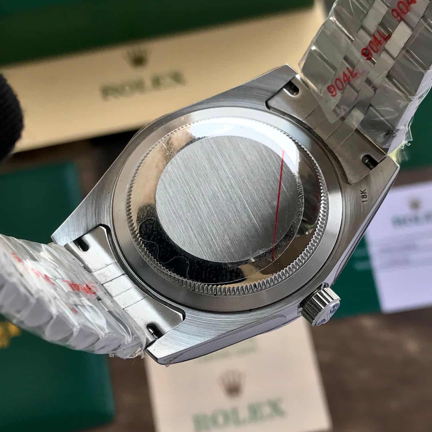 Rolex Date Just 41 Silver White Dial Jubli Chain Belt Japanese Automatic Men’s Watch