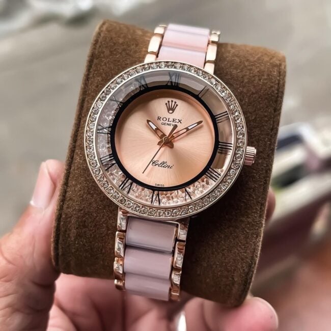 Rolex Zoom Collection Pink Gold Watch