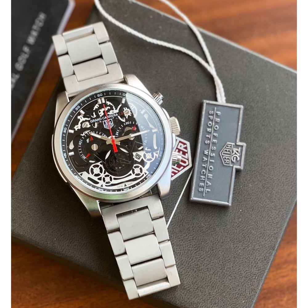Premium Perfect Combination Of Black Dial Chain Watch » Mega Fashion