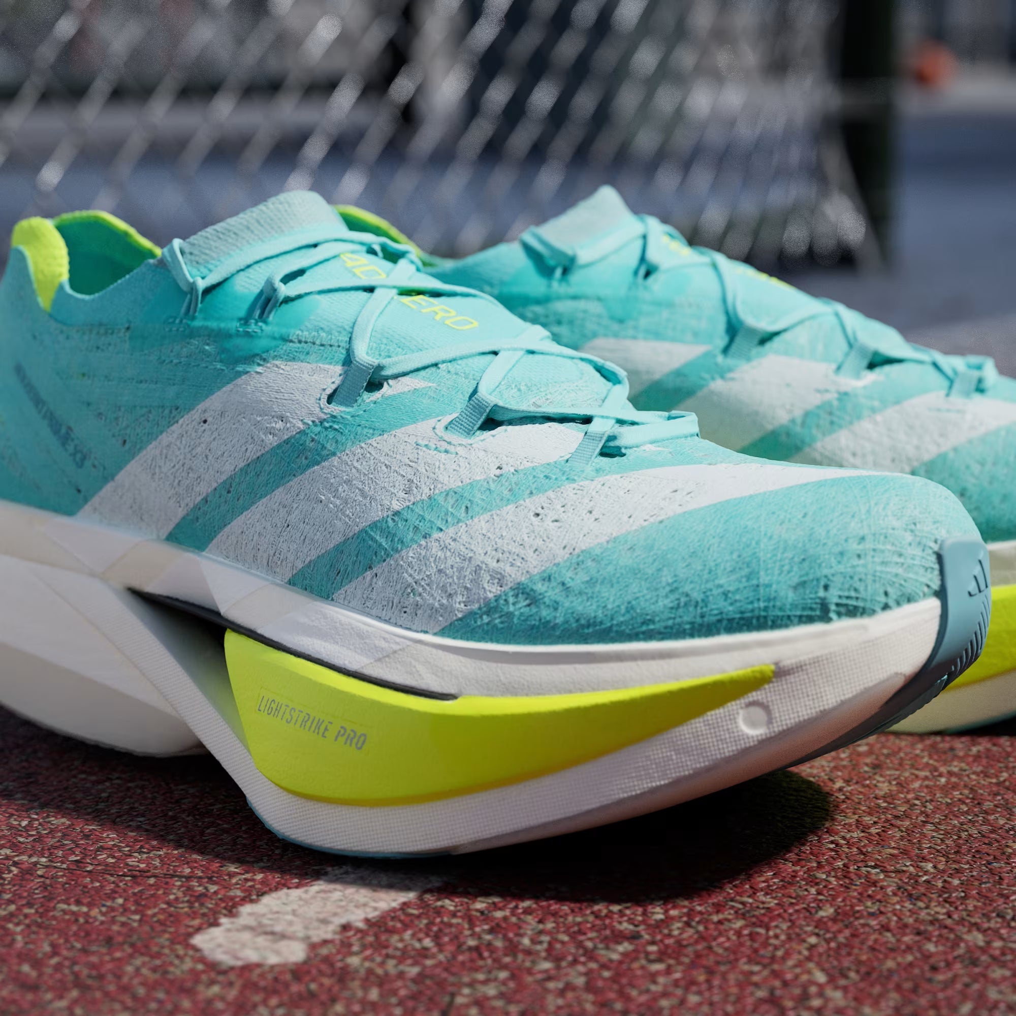 Adidas Adizero Prime X3 Flash Aqua Running Shoes