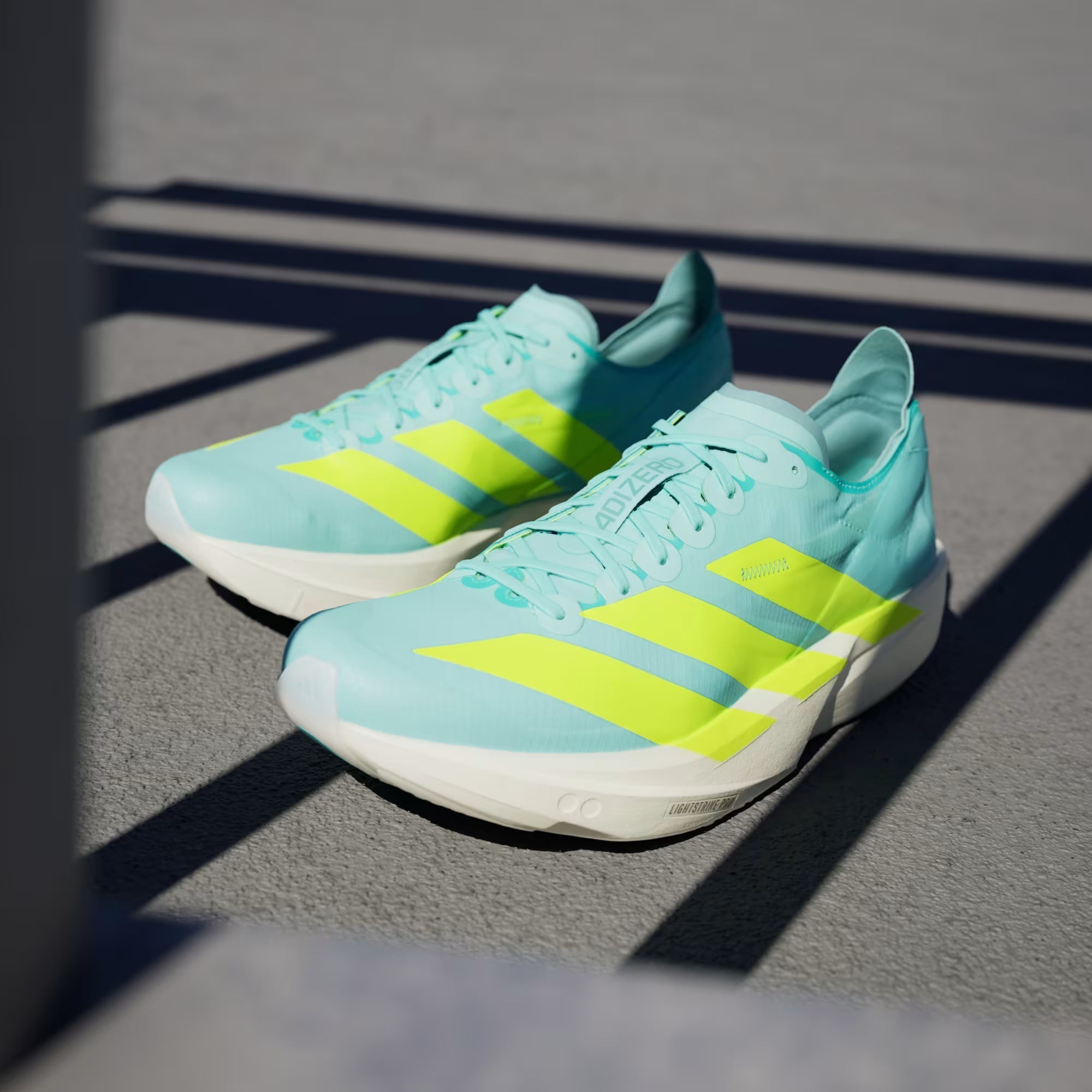 Adidas Adizero Takumi Sen 11 Flash Aqua Running Shoes