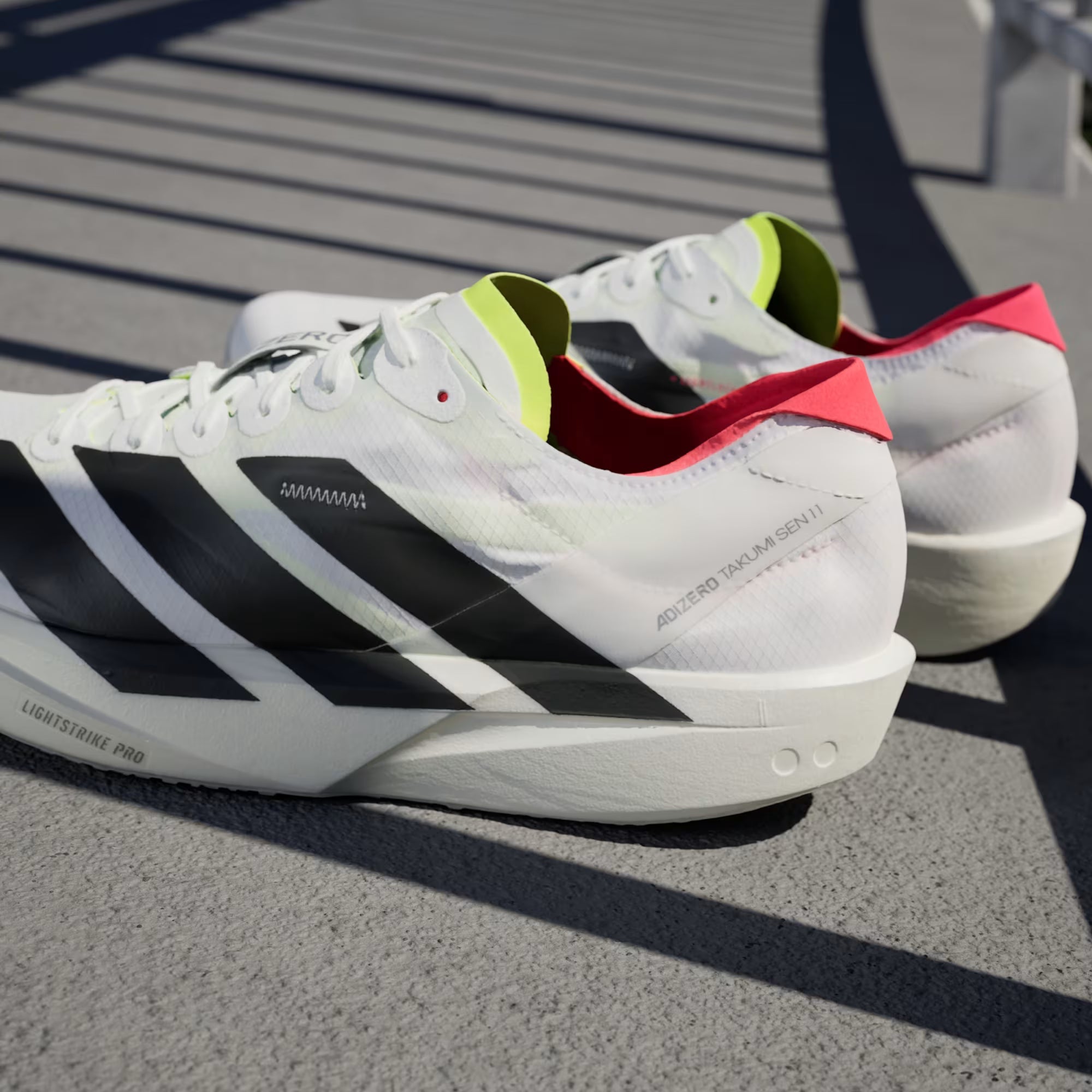 Adidas Adizero Takumi Sen 11 Cloud White Running Shoes