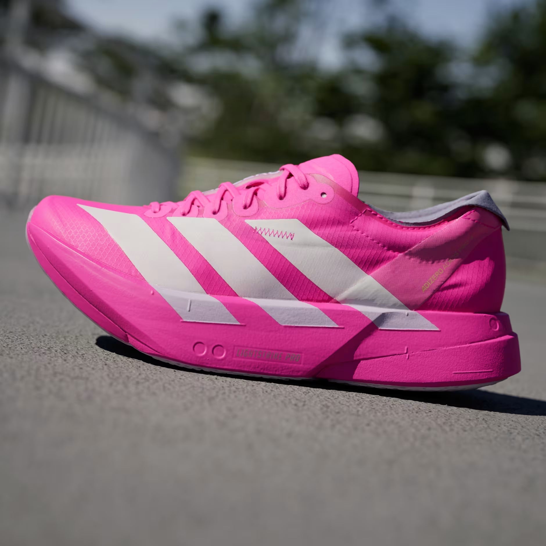 Adidas Adizero Pro 4 Shock Pink Running Shoes