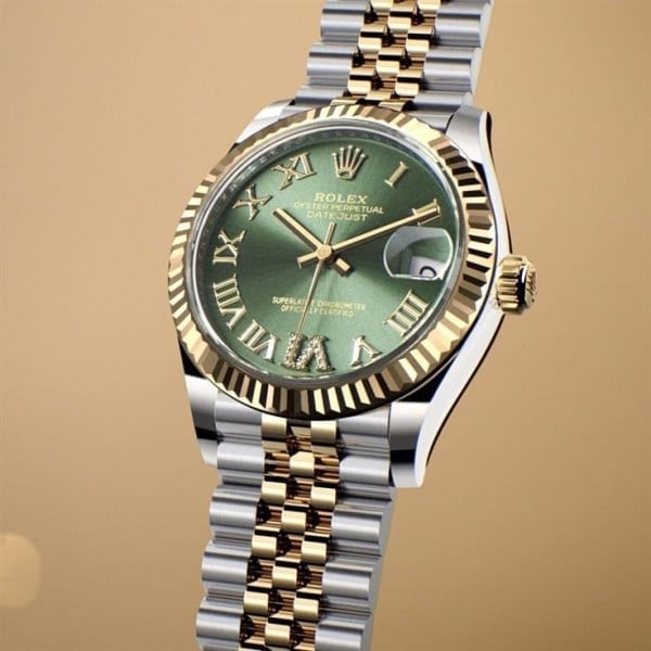 Women's Rolex Watch Round Dial