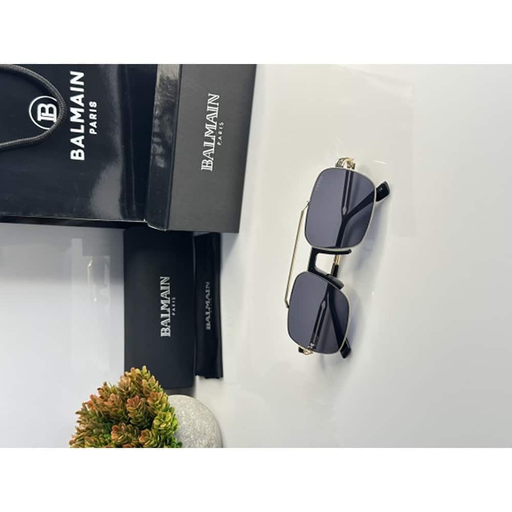 Balmain Sunglasses Gold Black For Men