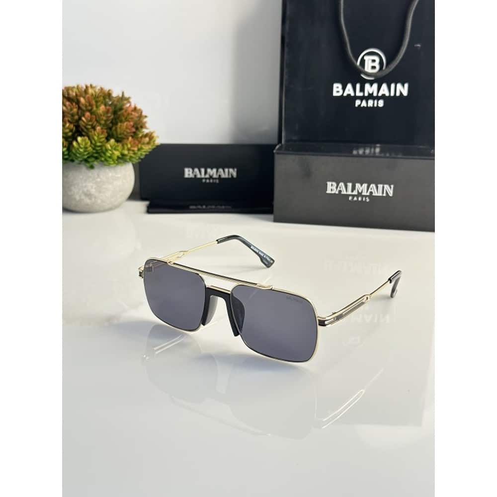 Balmain Sunglasses Gold Black For Men