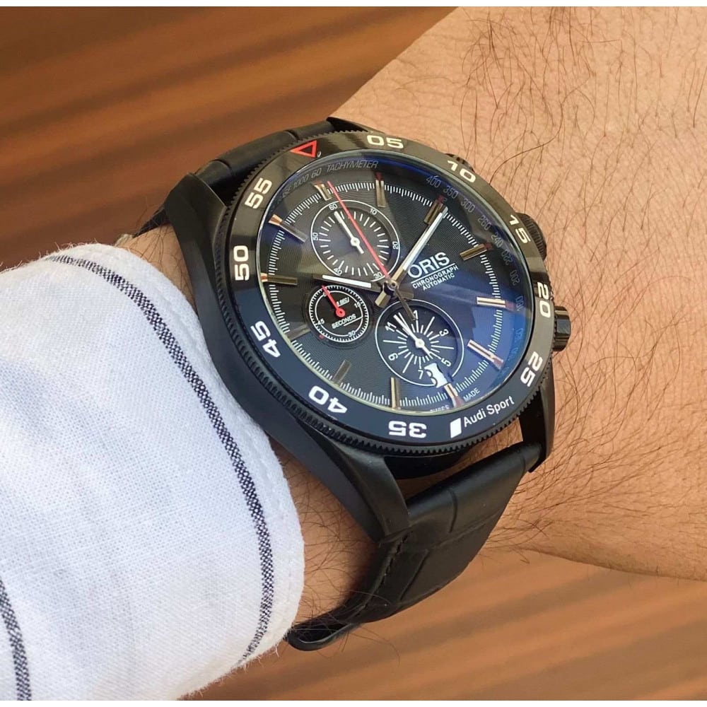 Premium Black Sports Smart Fit Leather Band Watch » Mega Fashion