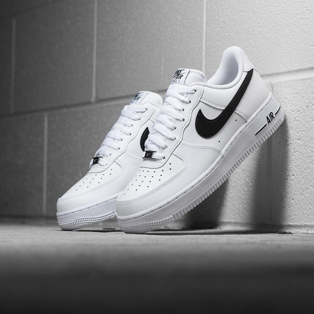 Nike Airforce 1 White Black Sneakers