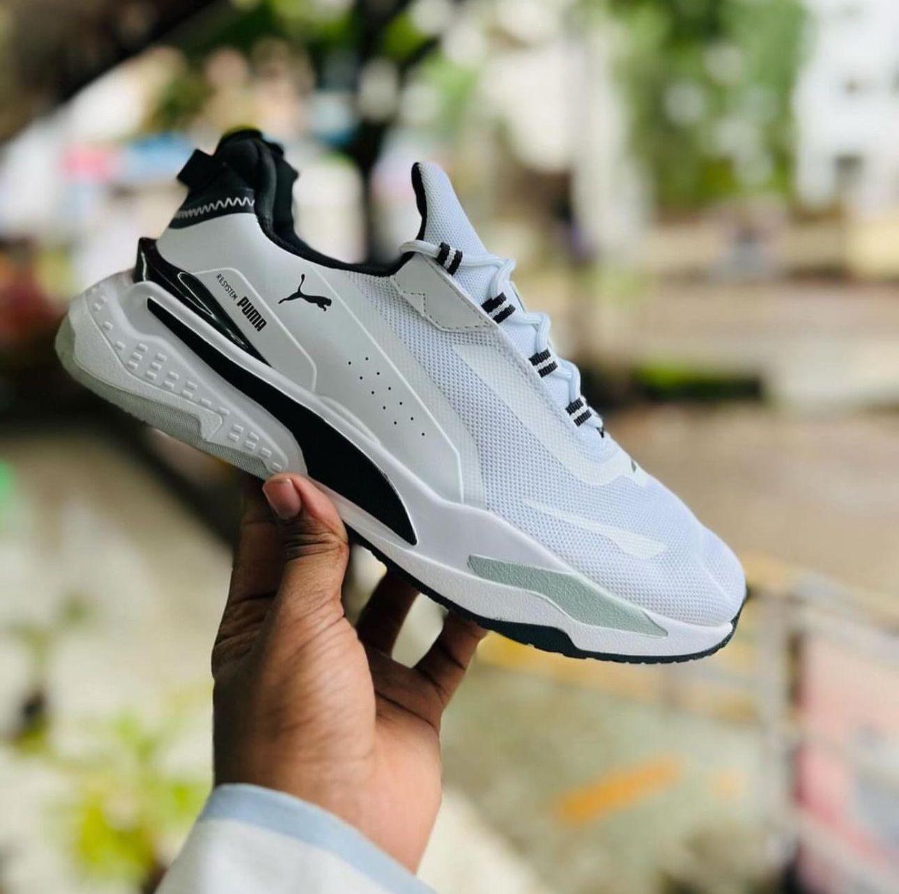 Branded RSX System White Black Sneakers