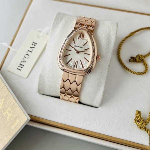 Bvlgari Watch For Lady White Dial