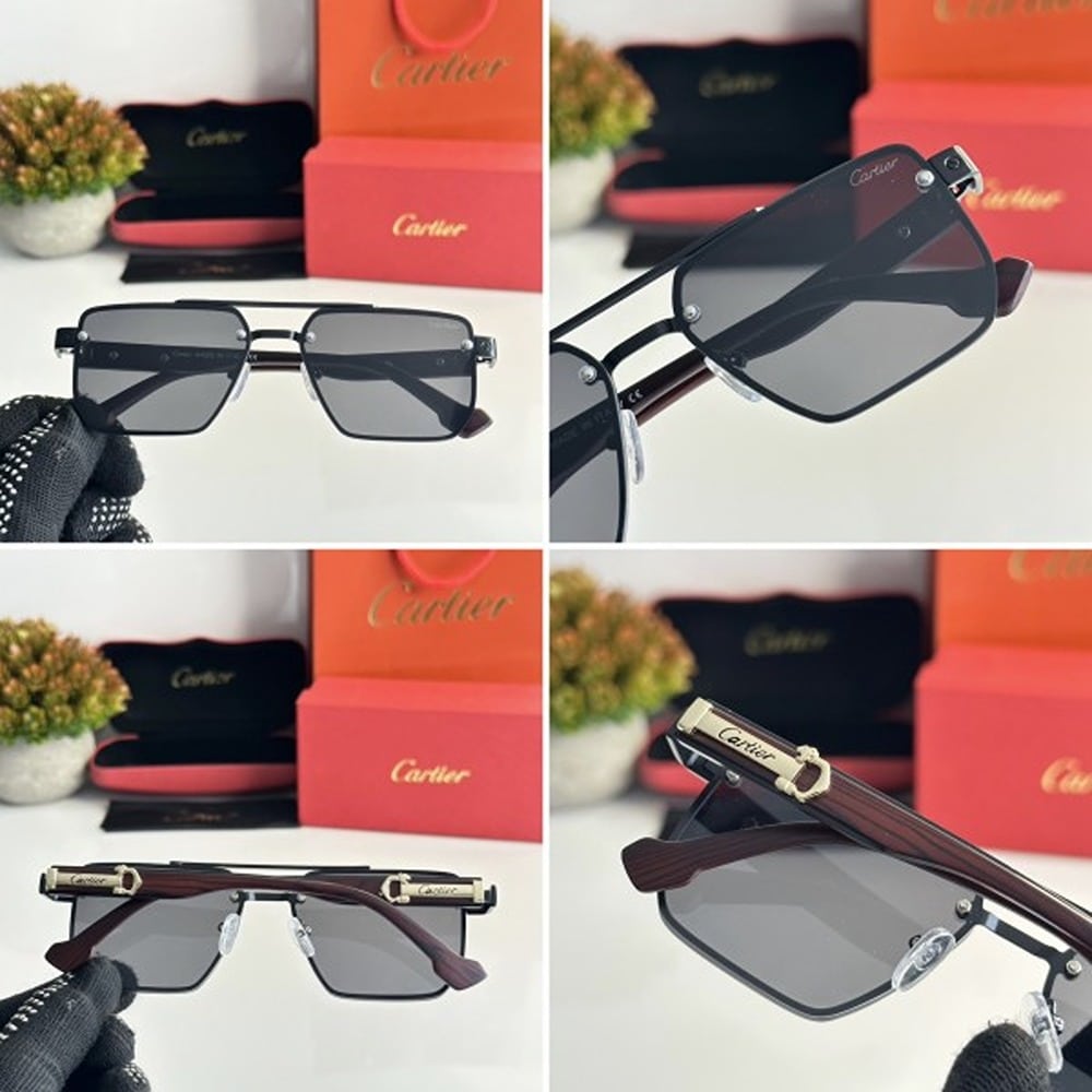 Men's Cartier Sunglasses Black