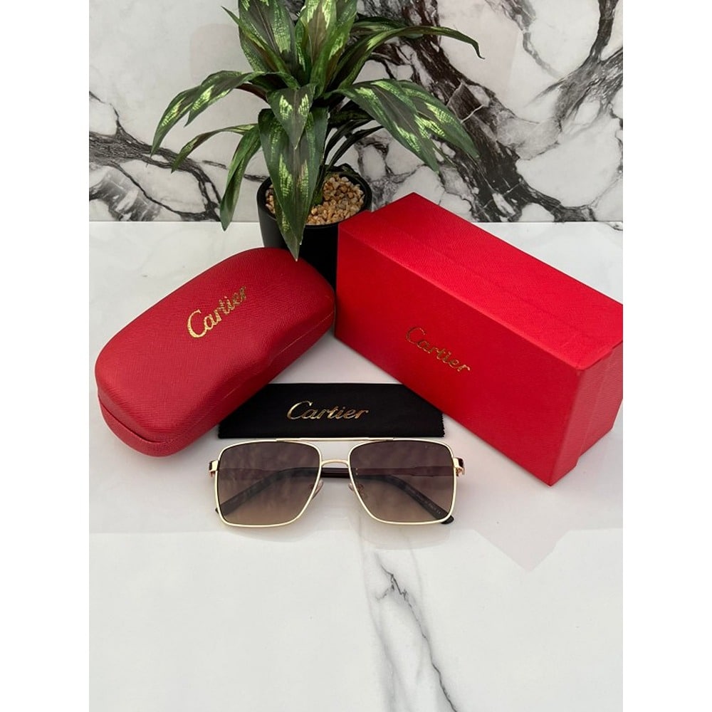 Cartier Sunglasses For Men Brown