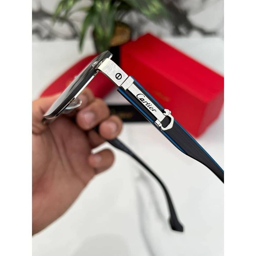 Cartier Sunglasses For Men Sliver Black