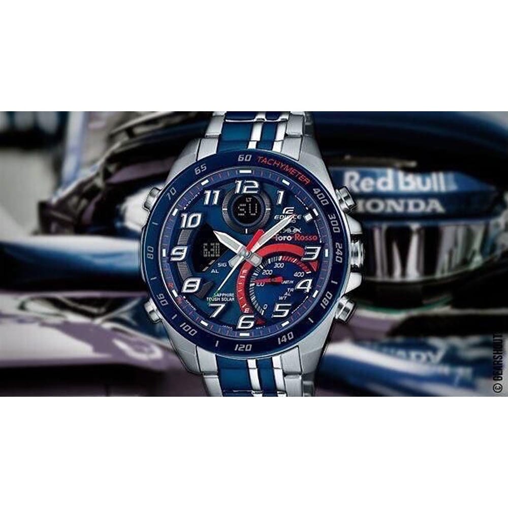 Casio Edifice Watch Ecb-900 Toro Rossa Watch For Men