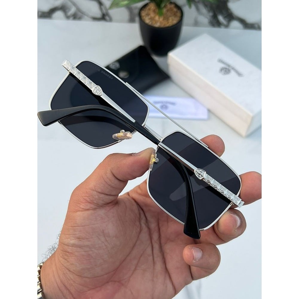 Chrome heart Sunglasses For Men Metal Silver Mercury