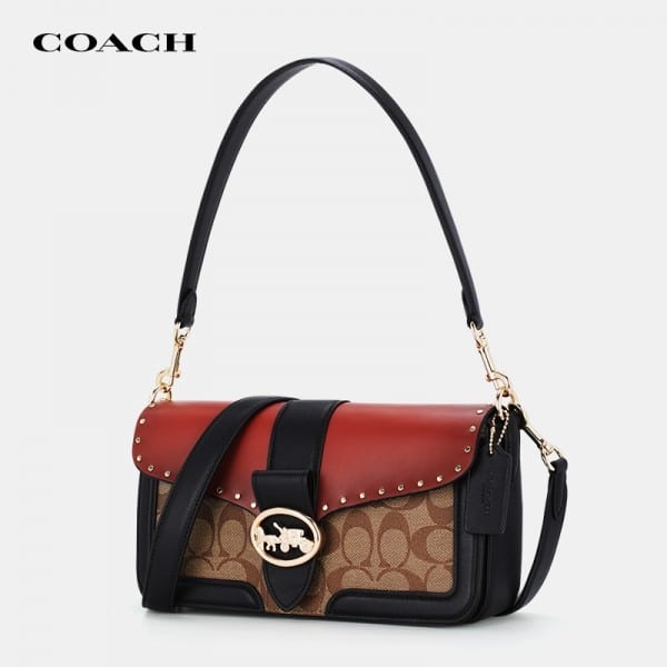 Coach Handbag Georgie Shoulder Bag WITH OG BOX And Bill