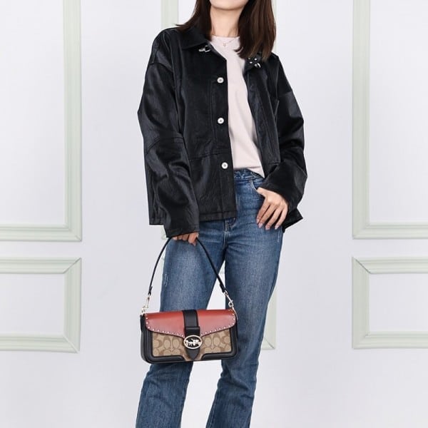 Coach Handbag Georgie Shoulder Bag WITH OG BOX And Bill