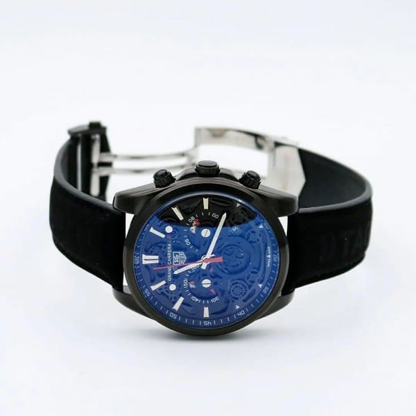 Men's Leather Tag Heuer Watch