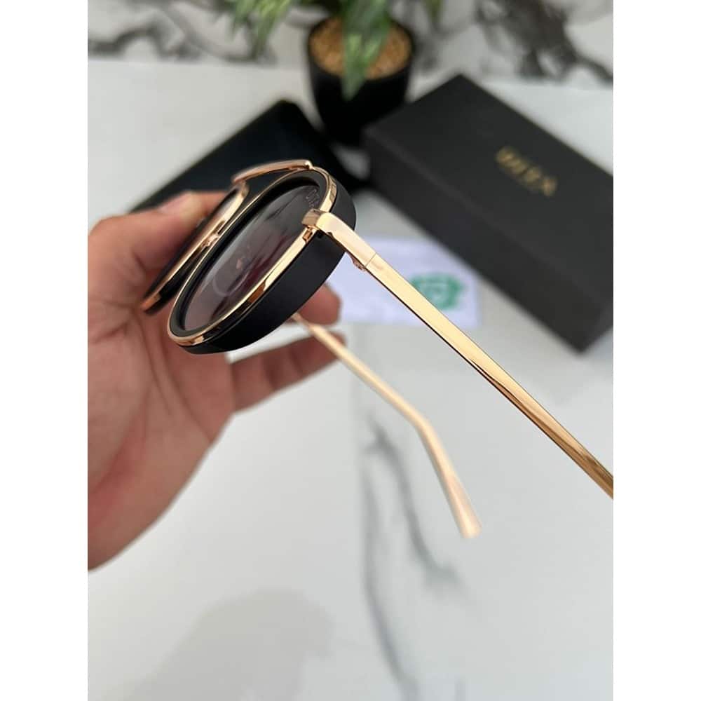 Gold Black Shaded Dita Sunglasses For Men