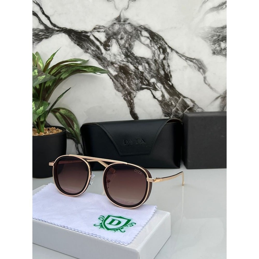 Dita Sunglasses For Men Gold Brown