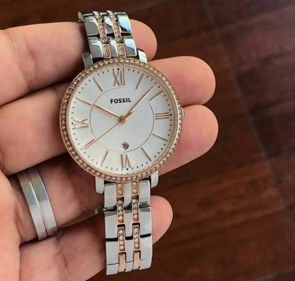 Fancy Fossil Watch For Girl
