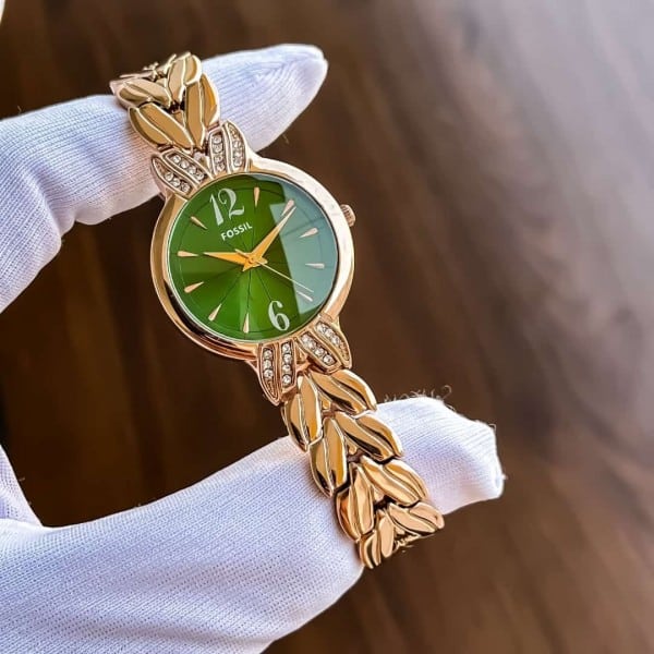Fossil Watch For Girl Green Dial