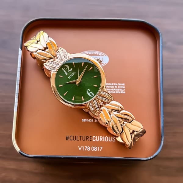 Fossil Watch For Girl Green Dial