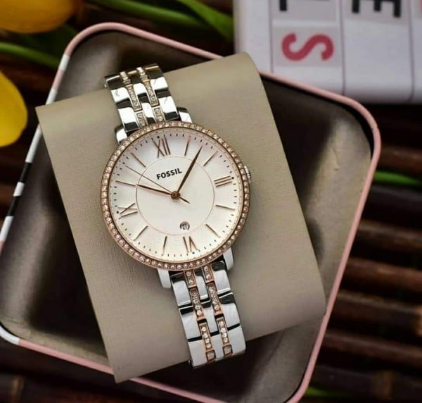 Fancy Fossil Watch For Girl