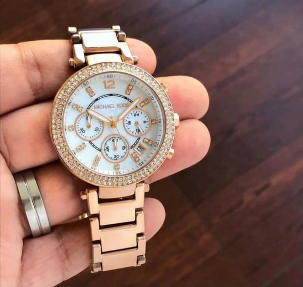Girl's Michael Kors Watch Round Dial