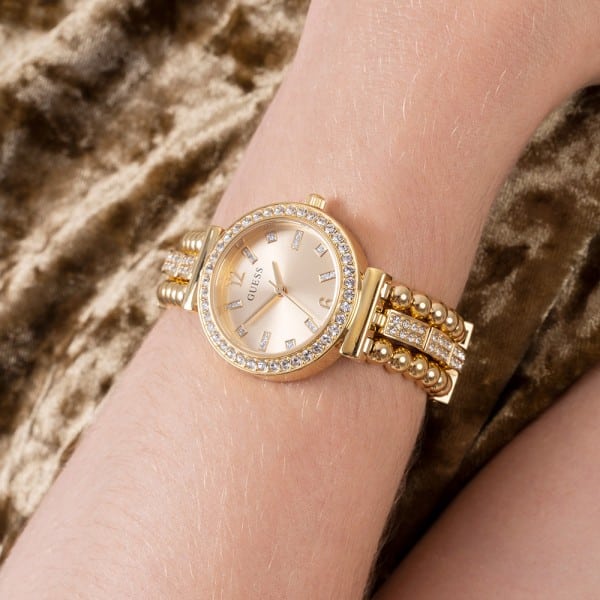 Fancy Guess Watch For Women Round Dial
