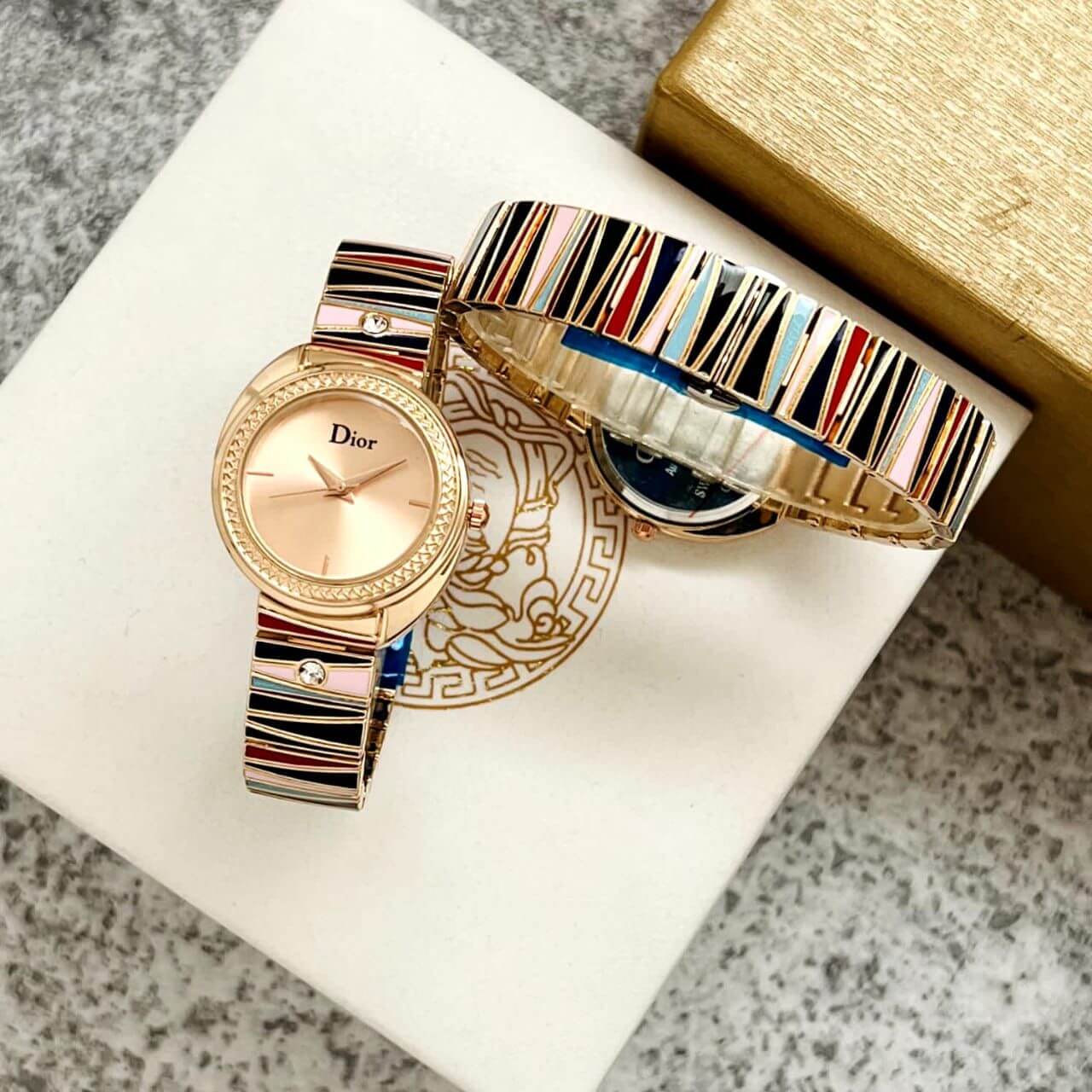 Dior Gem Collection Gold Watch