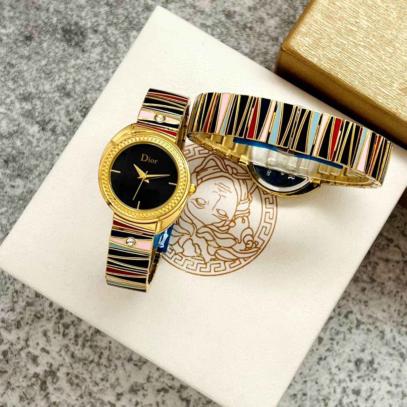 Dior Gem Collection Black Dial Watch