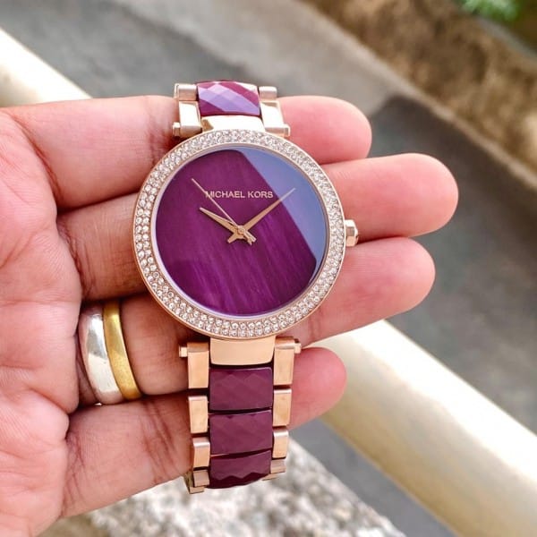 Girl's Michael Kors Watch Parker Crystal