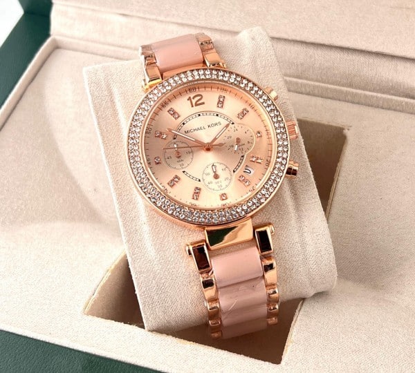 Michael Kors Watch Rose Gold Chain
