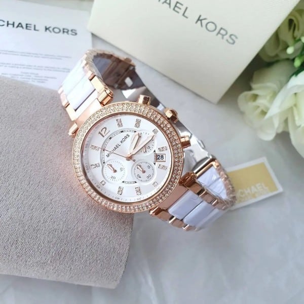 Michael Kors Watch White Dial