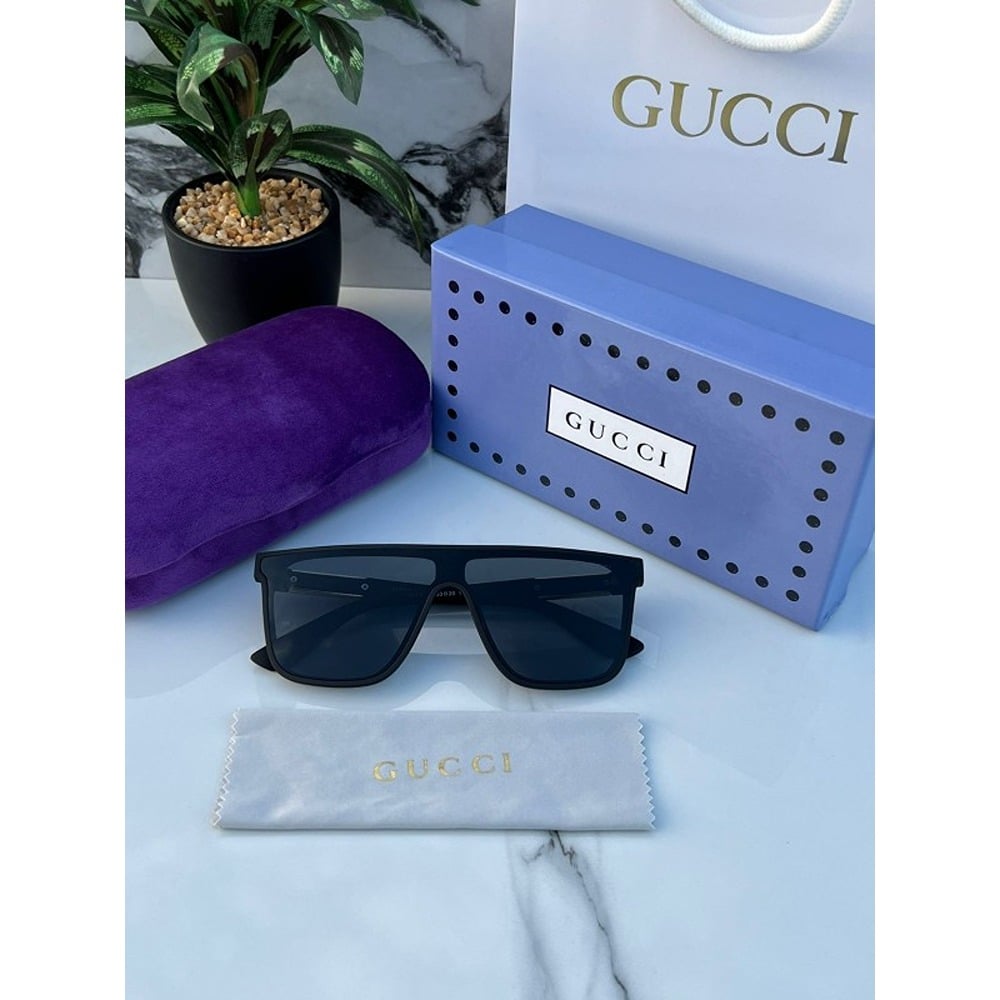 Gucci Flat Sunglasses For Men Black