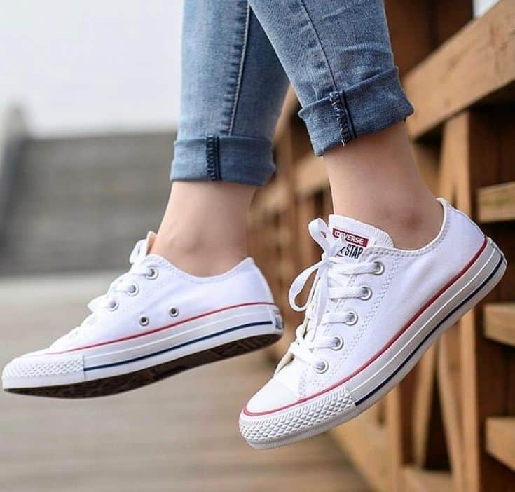 Converse All Star White Low Sneakers