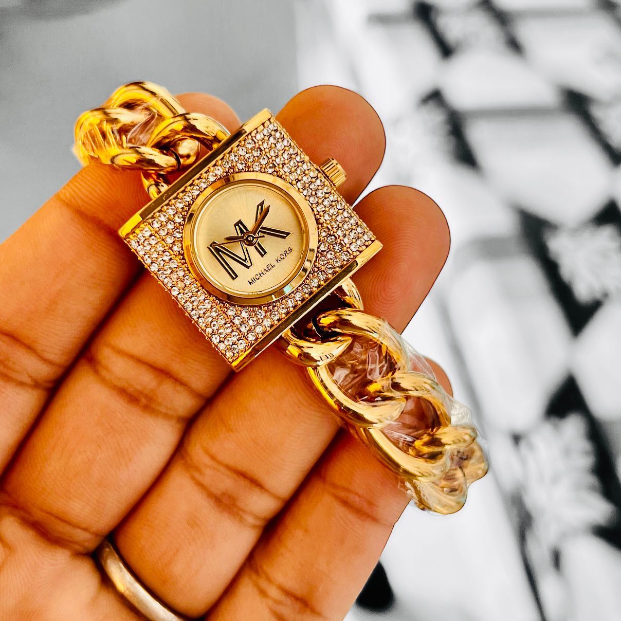 Michael Kors Lennox Crystals Gold